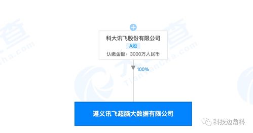 科大讯飞在遵义成立大数据公司,注册资本3000万元